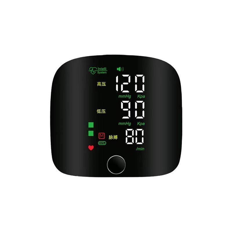 LCD Screen Smart Touch Wrist Blood Pressure Monitor Digital