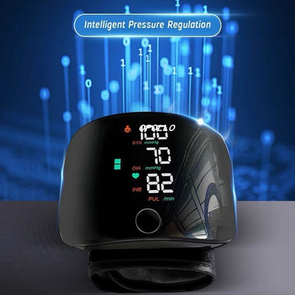 LCD Screen Smart Touch Wrist Blood Pressure Monitor Digital